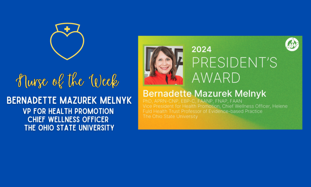 nursing-leader-bernadette-mazurek-melnyk-honored-with-president’s-award-by-american-academy-of-nursing